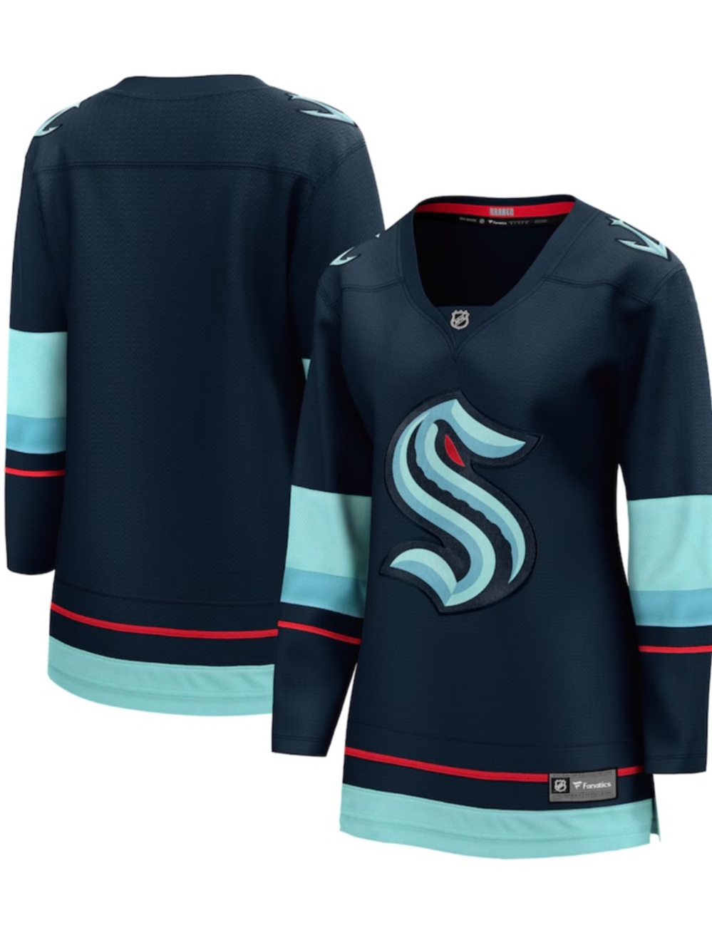 Women’s NHL Seattle Kraken Jersey Long Sleeve
